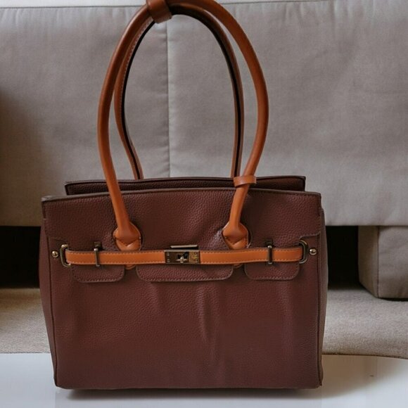 Adrienne Vittadini Satchel Tote Purse - See Photos - Picture 1 of 15